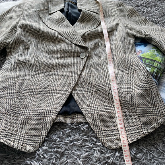 Brian Bailey Plaid Wool Blazer - Picture 10 of 10